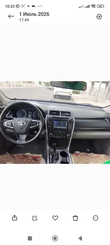 Toyota Camry, 2015 — фото 5