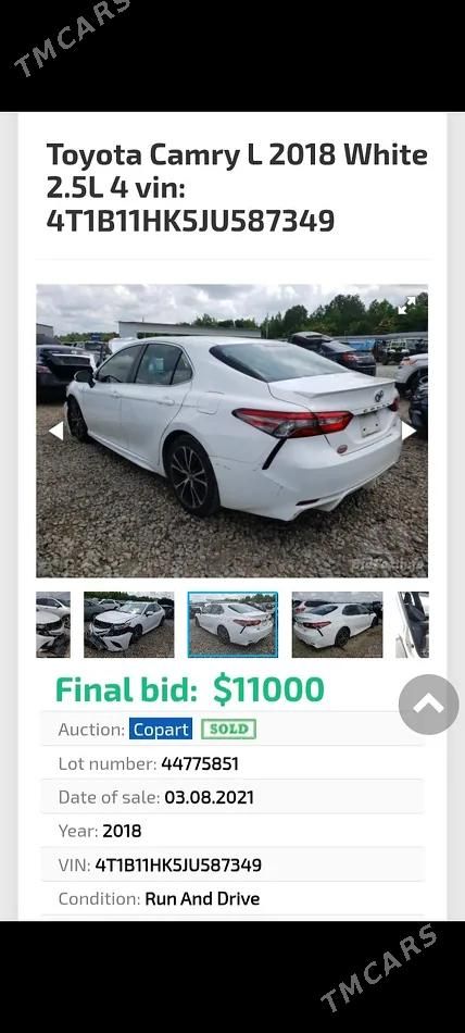 Toyota Camry, 2018