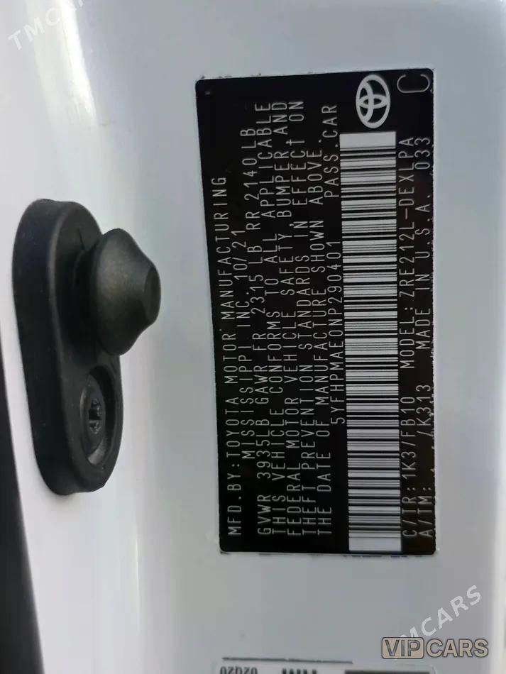 Toyota Corolla, 2022