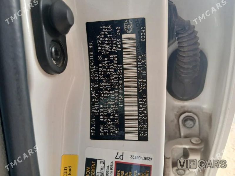 Toyota Camry, 2017